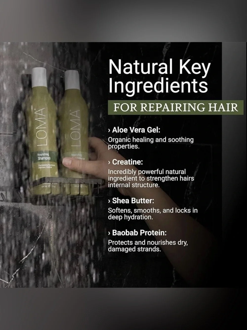 Loma Nourishing Shampoo & Conditioner Set 3fl oz/each - BRAND NEW SEALED